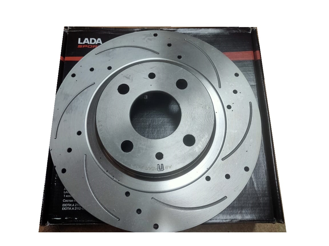Диск тормозной LADA - 2110 (21100-3501070-88) (R13) к-т.2шт Lada Sport вент.
