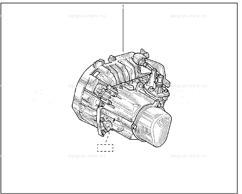Коробка передач (КПП JH3 и дв. K7M) 