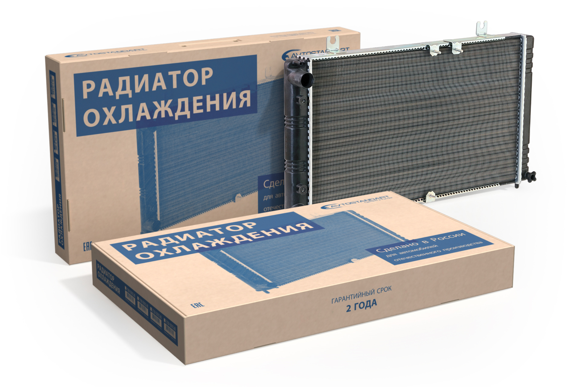Радиатор охлаждения 21082, 2114 (21082-1301012-88) AVTOSTANDART